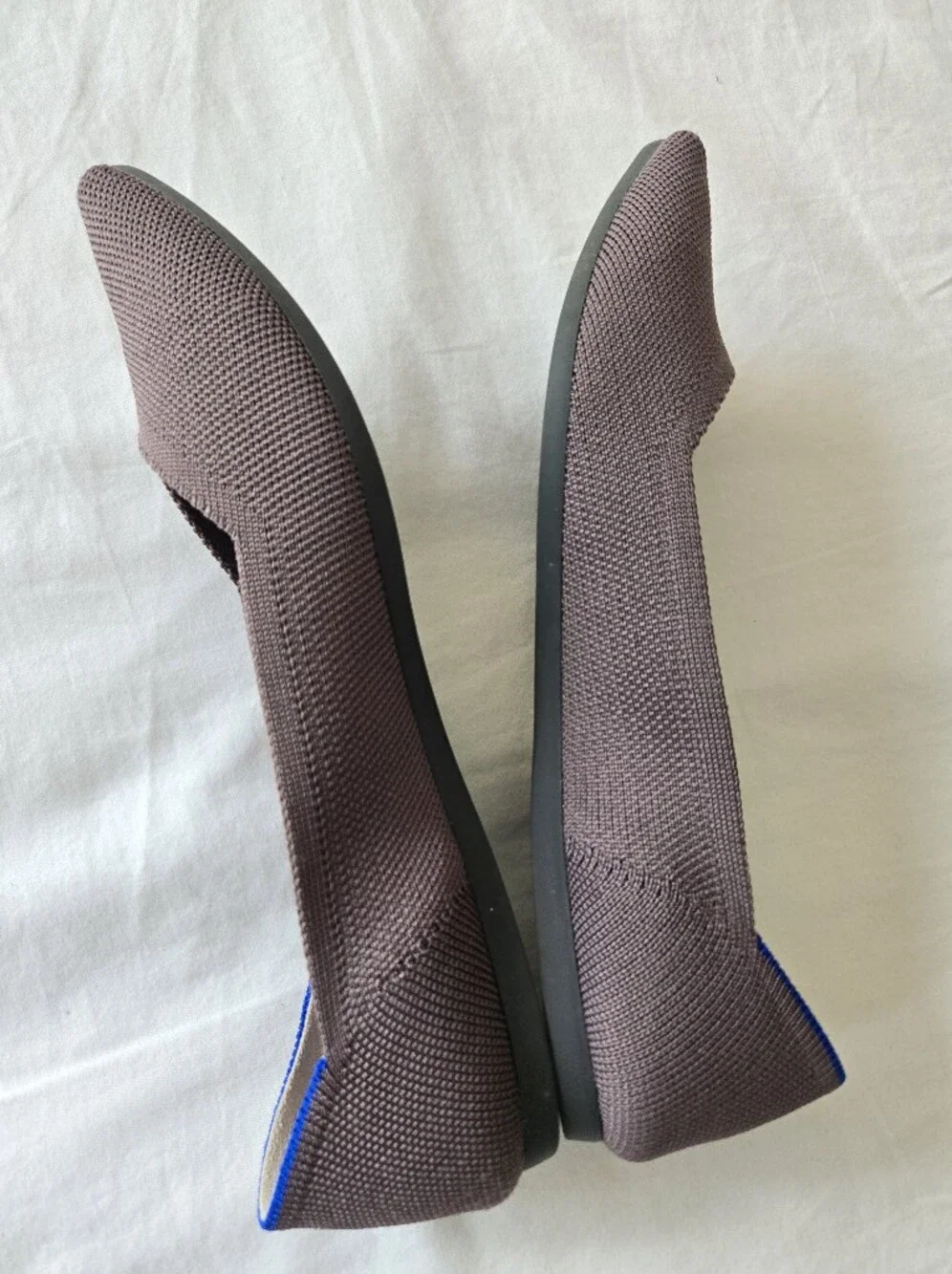 Rothy's The Point Flats Mauve Purple Brown Size 8.5